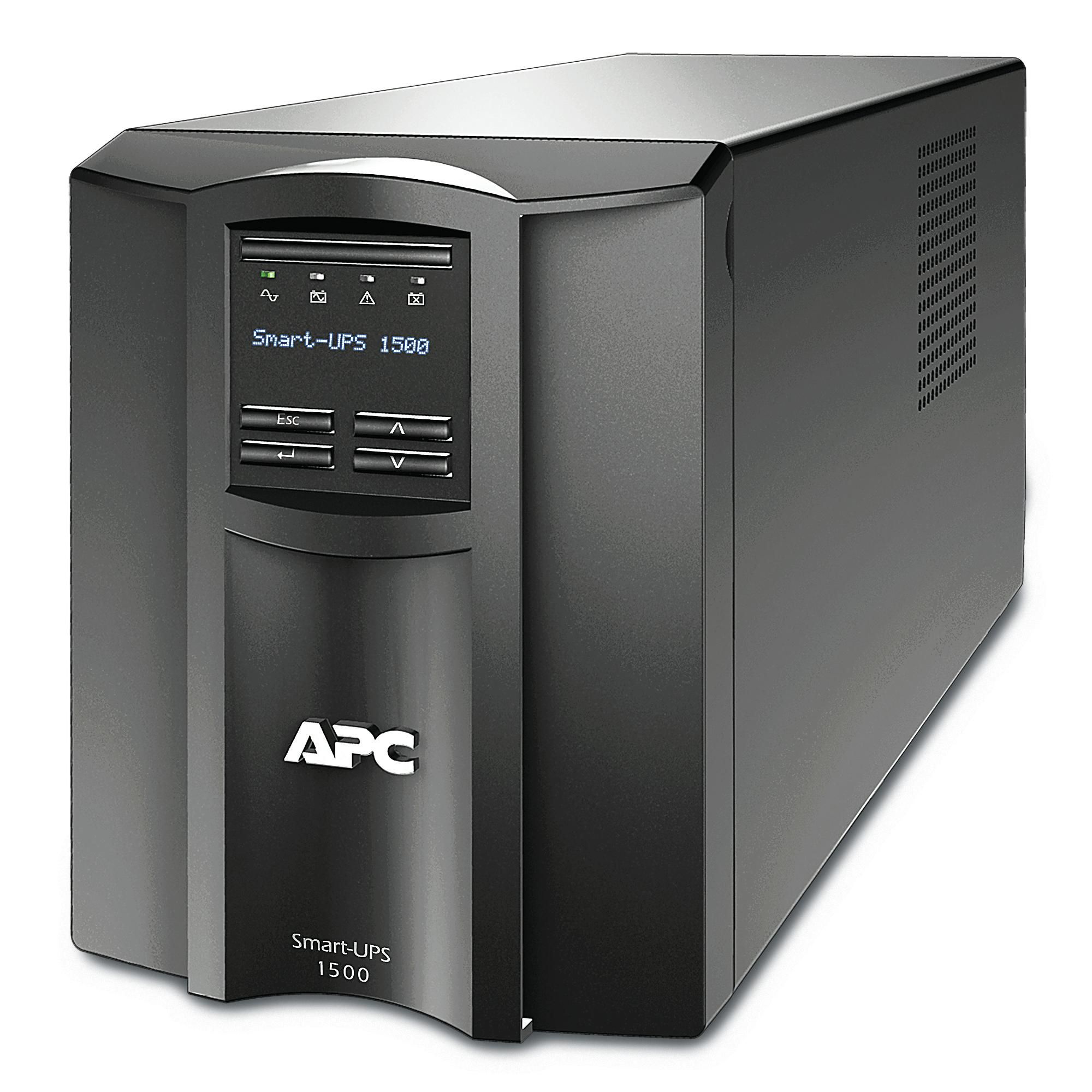 APC SMT1500C uninterruptible power supply UPS Line Interactive 1440 VA 1000 W 8 AC outlet s Smart UPS 1500VA LCD 120V with SmartConnect