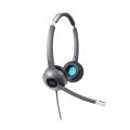 Cisco Headset 522, Wired Dual On-Ear 3.5mm Headset with USB-C Adapter, Charcoal, 2-Year Limited Liability Warranty (CP-HS-W-522-USBC)