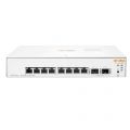 HPE Networking Instant On Switch Series 1930 8-Port Gb Smart-managed Layer 2+ Ethernet Switch | 8x 1G | 2x SFP | US Cord (JL680A#ABA)