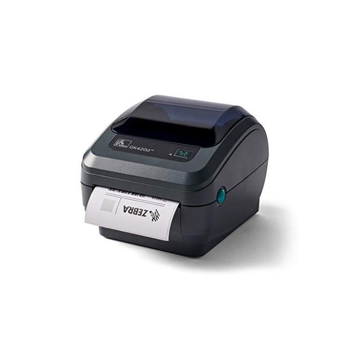 GK420d Direct Thermal Desktop Printer Width 4 in Serial and Parallel Port Connectivity GK42-202510-000